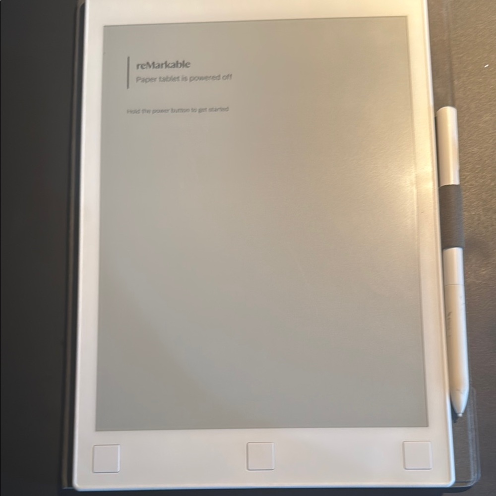 reMarkable White eBook Reader with Stylus and Minimalist Design